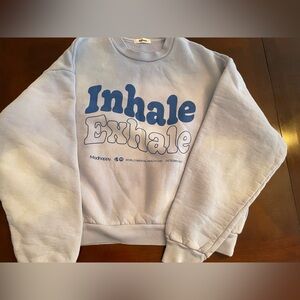 Madhappy Light Blue World Mental Health Day Crewneck Sweatshirt